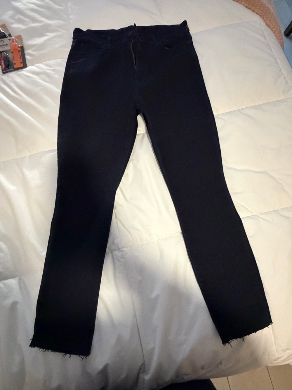 MOTHER Black Skinny Jeans